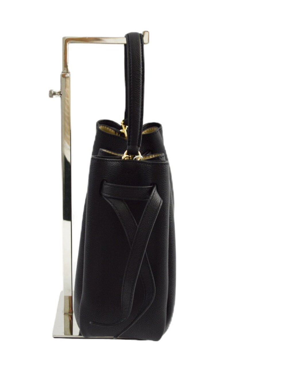 Tory Burch Romy pebbled bucket bag #202-93 - Picture 4 of 8